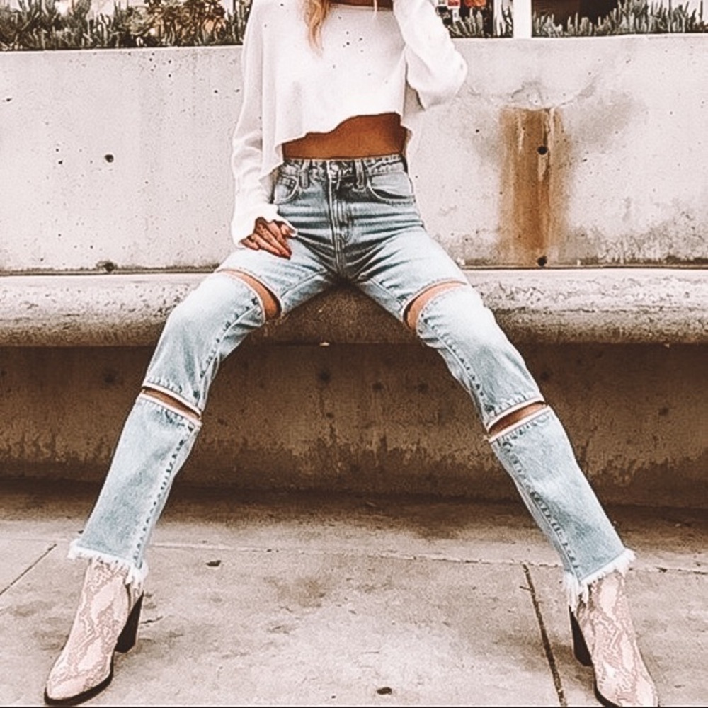Carmar Zipper Jeans